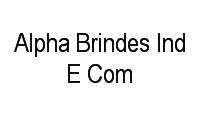 Logo Alpha Brindes Ind E Com em Boa Viagem