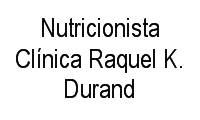 Logo Nutricionista Clínica Raquel K. Durand em Centro