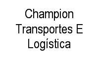 Logo Champion Transportes E Logística