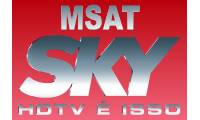 Logo Msat Sky em Jardim Aero Rancho