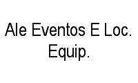 Logo Ale Eventos E Loc. Equip. Ltda Me