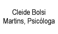 Logo Cleide Bolsi Martins, Psicóloga em Centro