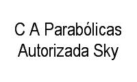 Logo C A Parabólicas Autorizada Sky em Setor Marista