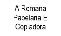 Logo A Romana Papelaria E Copiadora em Canela