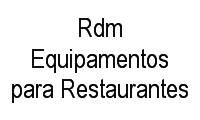 Logo Rdm Equipamentos para Restaurantes em Dos Casa