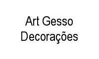 Logo Art Gesso Decorações em Fião
