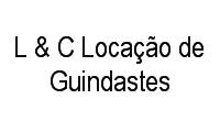 Logo L & C Locação de Guindastes em Cataratas