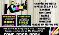 Logo K Visual Comunicação em Vila Gomes Cardim