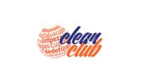 Logo Cleanclub em Água Branca
