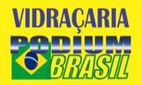 Logo Vidraçaria Podium Brasil - Janelas de Vidros em Joinville - SC em Vila Nova