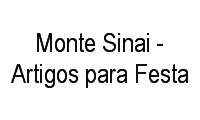 Logo Monte Sinai - Artigos para Festa em das Laranjeiras