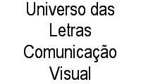 Logo Universo das Letras Comunicação Visual em Centro