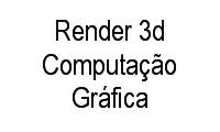Logo Render 3d Computação Gráfica em Umarizal