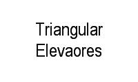 Logo Triangular Elevaores em Anil