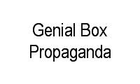 Logo Genial Box Propaganda em Santa Efigênia