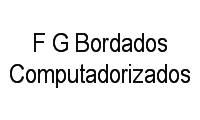 Logo F G Bordados Computadorizados em Serrinha