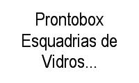 Logo Prontobox Esquadrias de Vidros E Alumínio em Macaúbas