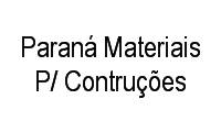 Logo Paraná Materiais P/ Contruções em Jardim Santa Esmeralda