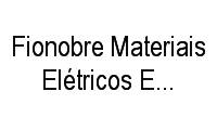 Logo Fionobre Materiais Elétricos E Hidráulicos em Santa Terezinha