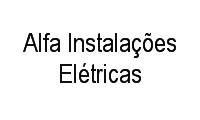 Logo Alfa Instalações Elétricas em Santa Luzia