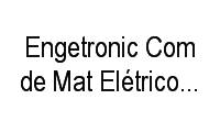 Logo Engetronic Com de Mat Elétricos E Eletrônicos Ltda em Progresso
