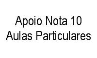 Logo Apoio Nota 10 Aulas Particulares em Barra da Tijuca