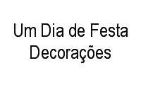 Logo Um Dia de Festa Decorações em Vila Nova