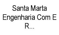 Logo Santa Marta Engenharia Com E Representações em Nazaré