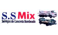 Logo S.S MIX - SERVIÇOS DE CONCRETO BOMBEADO em Anil