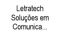 Logo Letratech Soluções em Comunicação Visual em Braz de Pina