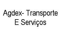 Logo Agdex- Transporte E Serviços em Osvaldo Cruz