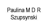 Logo Paulina M D R Szupsynski em Passo da Areia