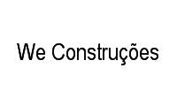 Logo We Construções em Maracanã