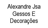 Logo Alexandre Jsa Gessos E Decorações em Vila São João