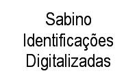 Logo Sabino Identificações Digitalizadas em Méier
