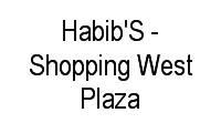 Logo Habib'S - Shopping West Plaza em Água Branca