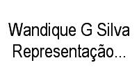 Logo Wandique G Silva Representação Comércio em Centro