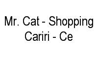 Logo Mr. Cat - Shopping Cariri - Ce em Triângulo