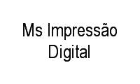 Logo Ms Impressão Digital em Presidente Médici