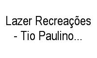 Logo Lazer Recreações - Tio Paulino E Sua Equipe em Madalena