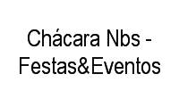 Logo Chácara Nbs - Festas&Eventos em Muçumagro