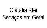 Logo Cláudia Klei Serviços em Geral em Taquara