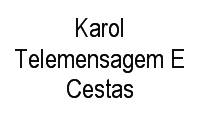 Logo Karol Telemensagem E Cestas