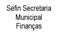 Logo Sefin Secretaria Municipal Finanças