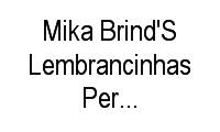 Logo Mika Brind'S Lembrancinhas Personalizadas em Jardim Santa Lúcia