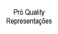 Logo Pró Quality Representações em Jardim Aurélia
