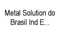 Logo Metal Solution do Brasil Ind E Com de Móveis em Indústrias Leves