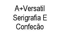 Logo A+Versatil Serigrafia E Confecão em Amambaí