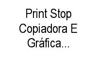Logo Print Stop Copiadora E Gráfica Expressa em Brooklin Paulista