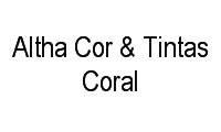Logo Altha Cor & Tintas Coral em Centro